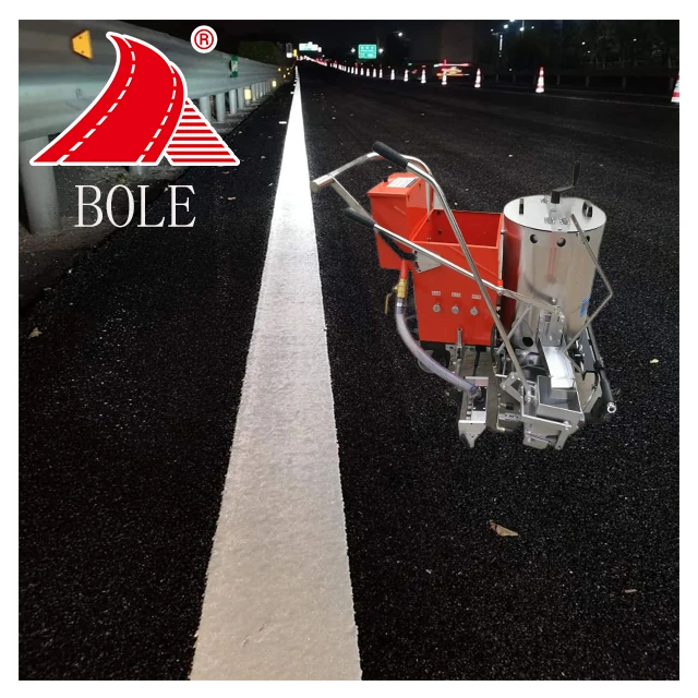 ISO9001 factory 15cm size of shoe road marking machine with moped chair driving type road marking machine