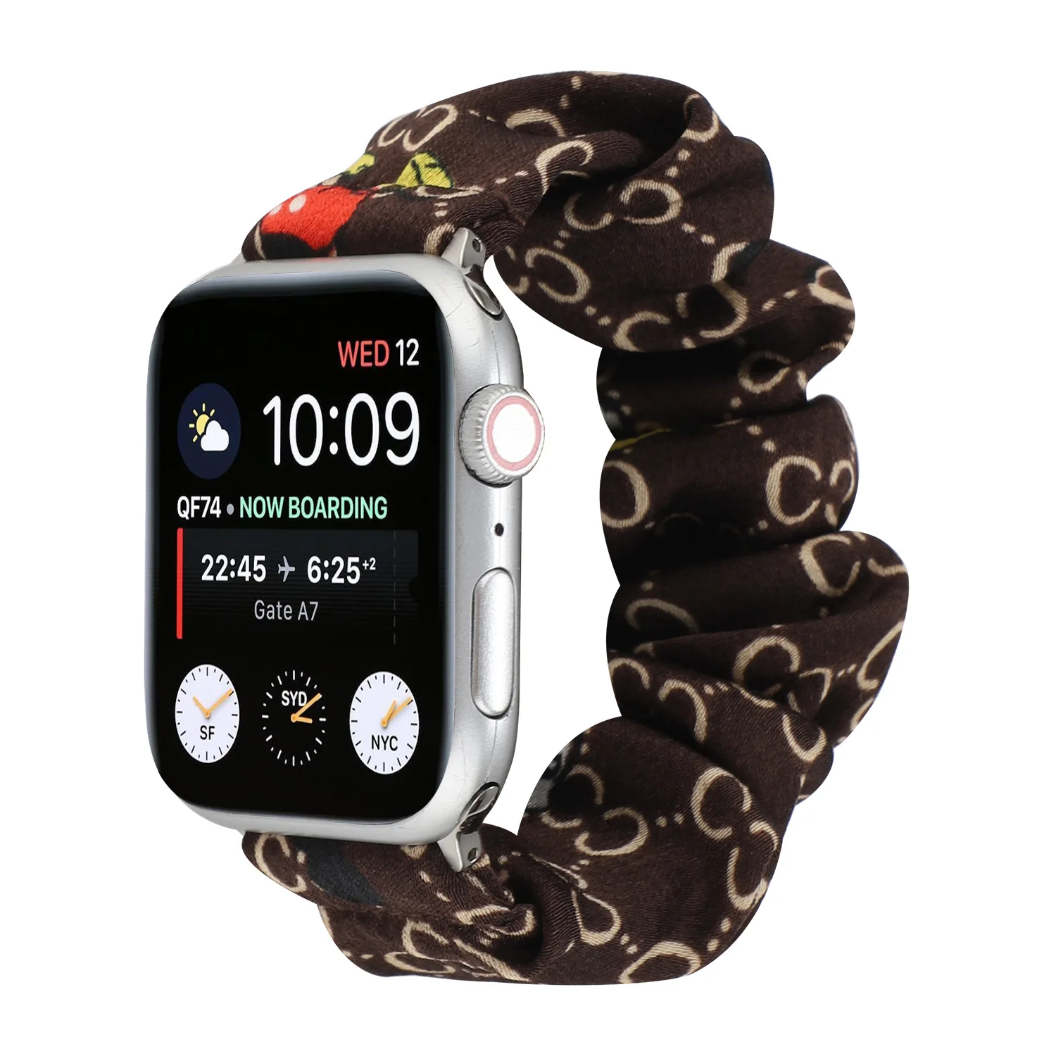 Suitable for Apple Watch Large Intestine Circle Hairband Strap iwatch123456 Cloth Strap Set Hairband can be sold separately