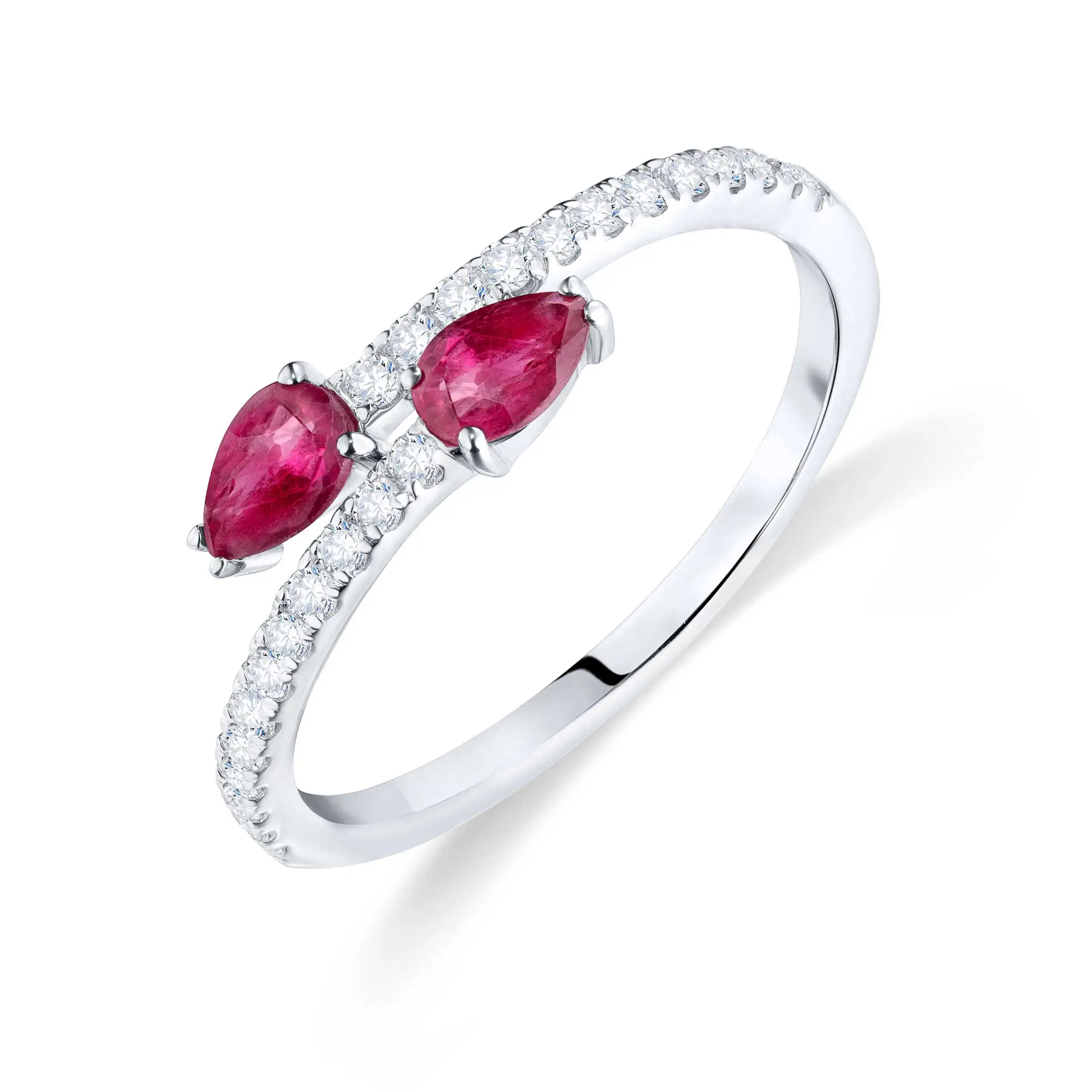 Dainty jewelry 925 sterling silver casual rings for ladies ruby ring gemstone ring jewelry