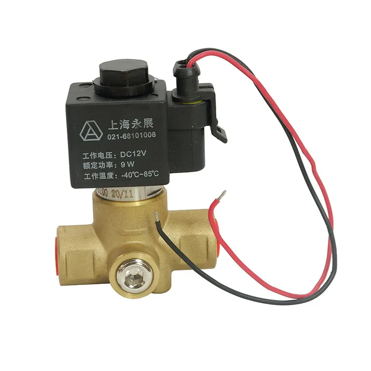 Valvula Solenoide de alta presion CNG, valvula de linea de aire comprimido manufacturer high pressure solenoid valve
