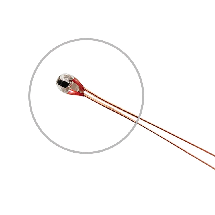 MF51 thermistor glass single ended 3435 1% 3% 5% glass encapsulated thermistor 300 degree ntc thermistor
