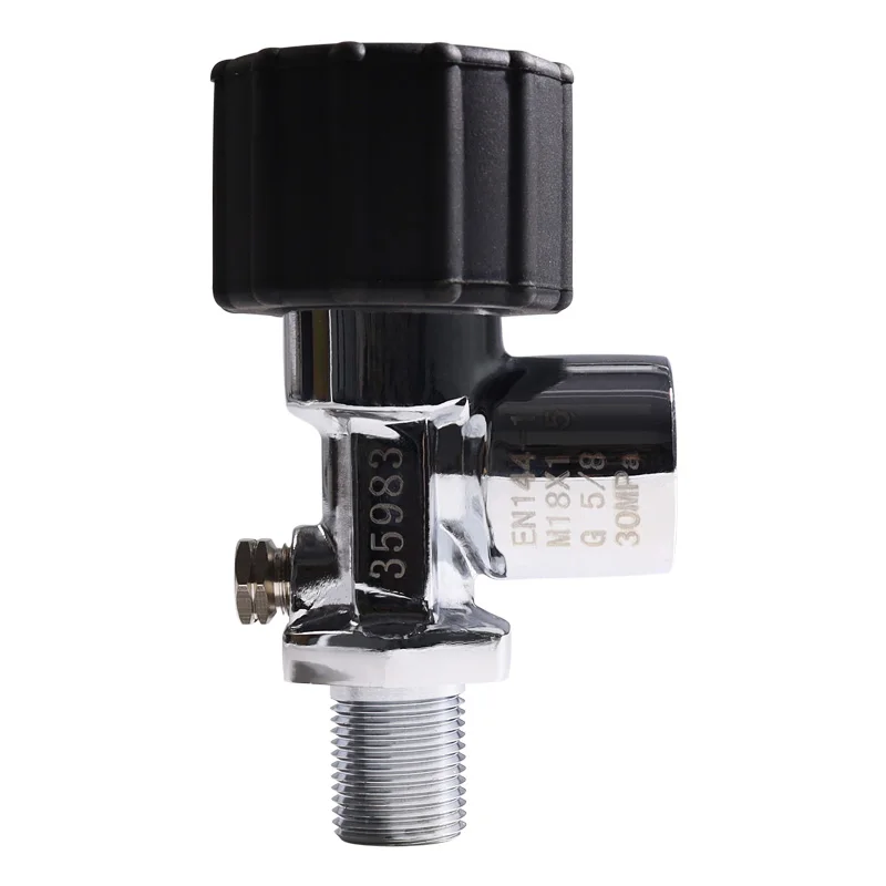 Copper PCP Scba Diving Valve Head valve M18x1.5 30Mpa Air Filling Station Refill Adapter for Carbon Fiber Cylinder
