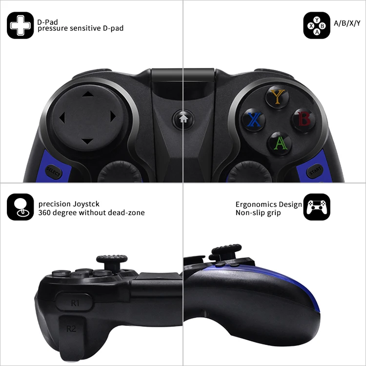 M8 Wireless Game Controller Color Joystick Trigger Joysticks Game Controllers Mobile Game Controller