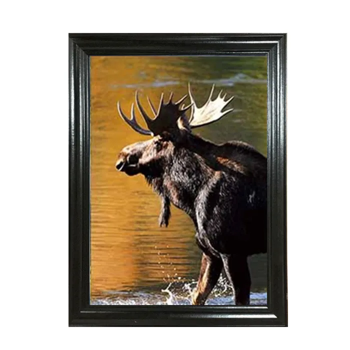Good selling 30x40cm 3D flip lenticular picture of animals dog for promotion