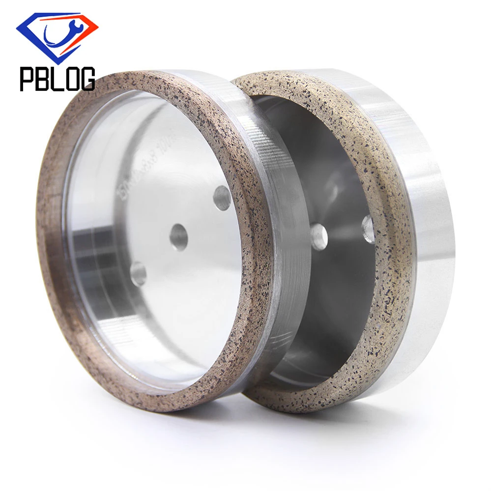 Pblog 130/150/175mm 8*8/10*10 Continuous Diamond Grinding Wheel for Straight Line Machine for Glass Marble Tile Stone