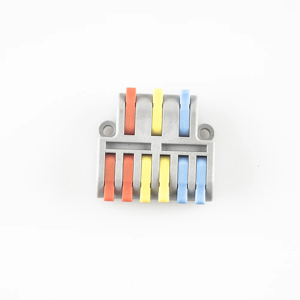Electrical 3 in 6 Out Terminal Connector Quick Connect Terminal Quick Splice Wire Connector