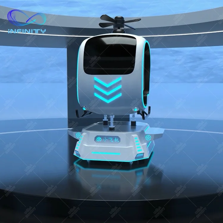 Virtual Reality VR Flight Simulator 9d Vr Airplane Flight VR Aircraft Plane Flying Simulator With 360 Degree 1/2 Seats