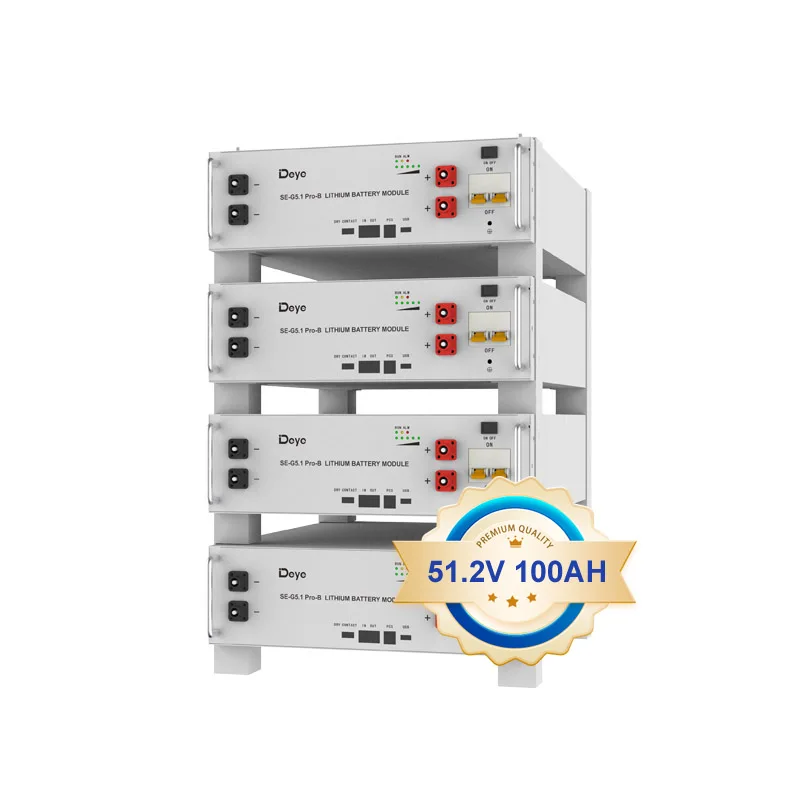 Deye 51 2 В 10kwh 15kwh 20kwh 30kwh Lifepo4 батарея для хранения солнечной энергии домашней системы