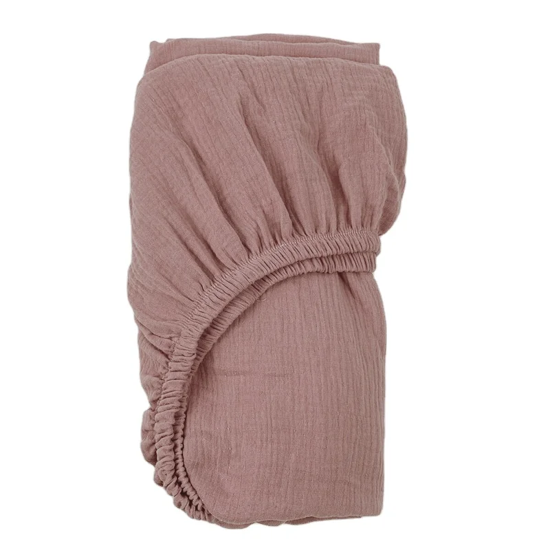 ICEBLUE HD 100% хлопковая детская кроватка наматрасник накладка на матрас из муслина