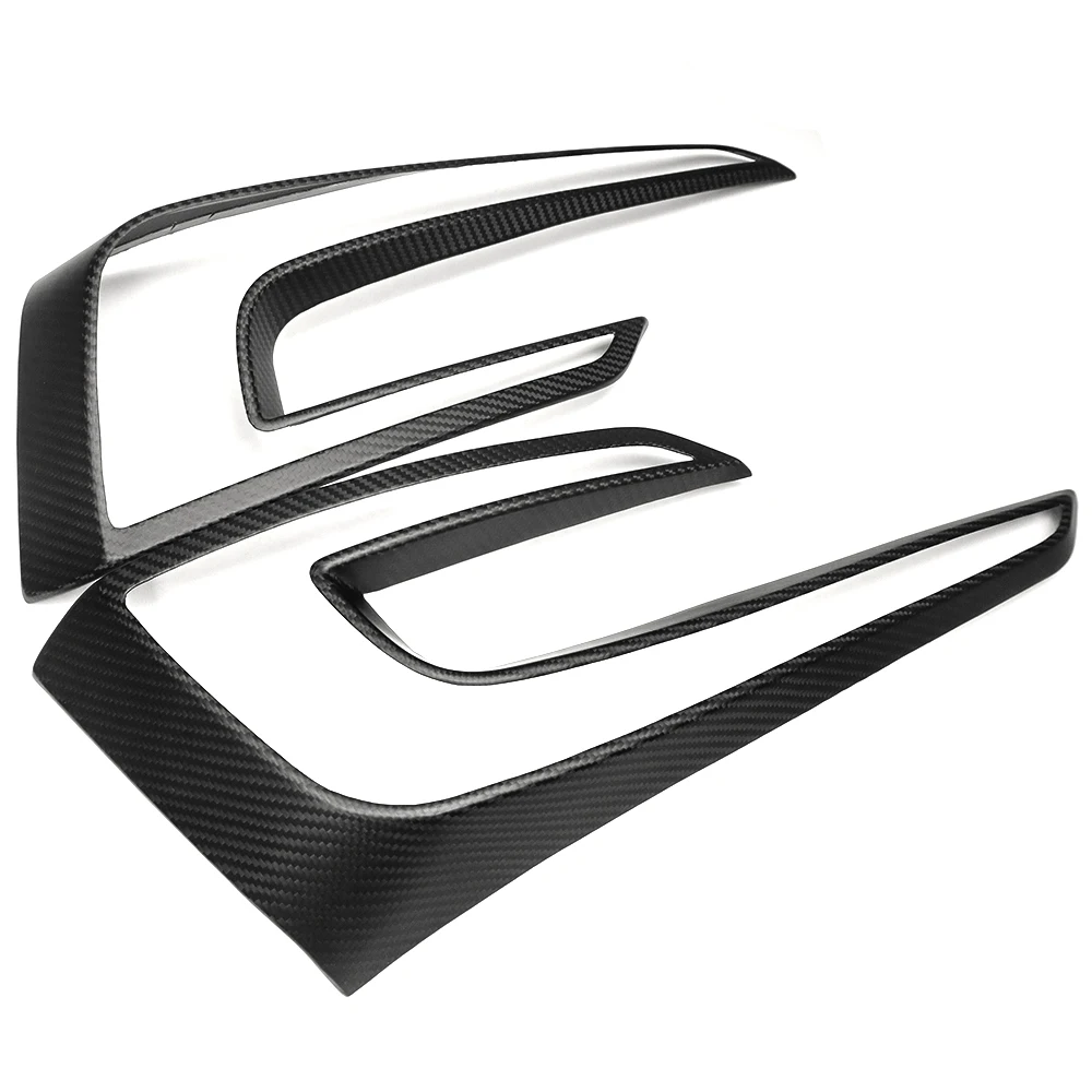 For Tesla Model 3 Highland 2023+ Rear Tail Light Fog Lamp Frame Trim Real Carbon Fiber Accessories Exterior Decor