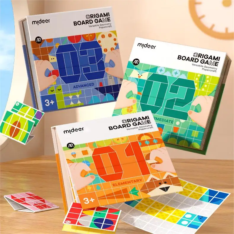 2023 DIY Paper Cutting Book and 3D Origami Sets Animal Handcraft Educational Toy for Kindergarten Kids Children