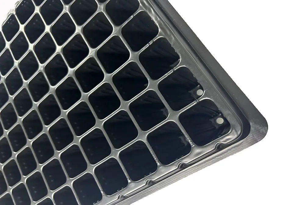 High Quality Durable 128 Cell PP Plastic Plant Seed Nursery Tray Vegetable Seedling Starter Germination Growing Plug Tray