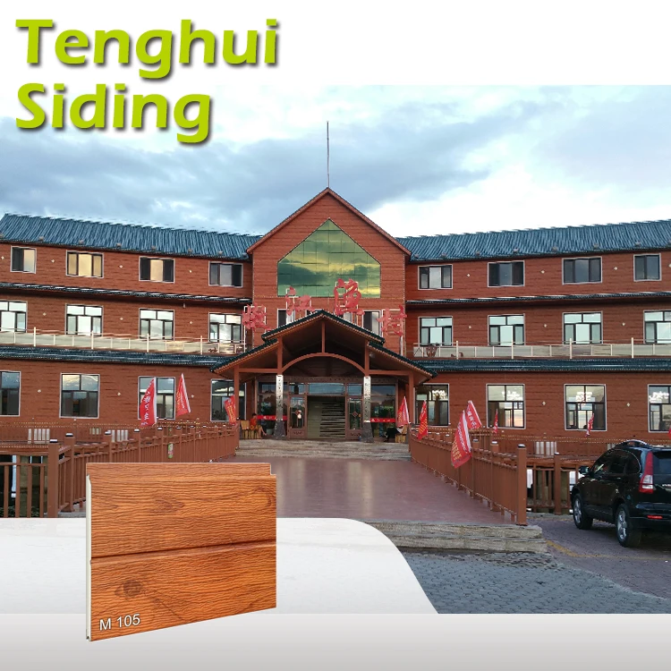 Tenghui Siding Construction Materials Metal Siding Decorative Outdoor Wall Sandwich Panels For Prefab House