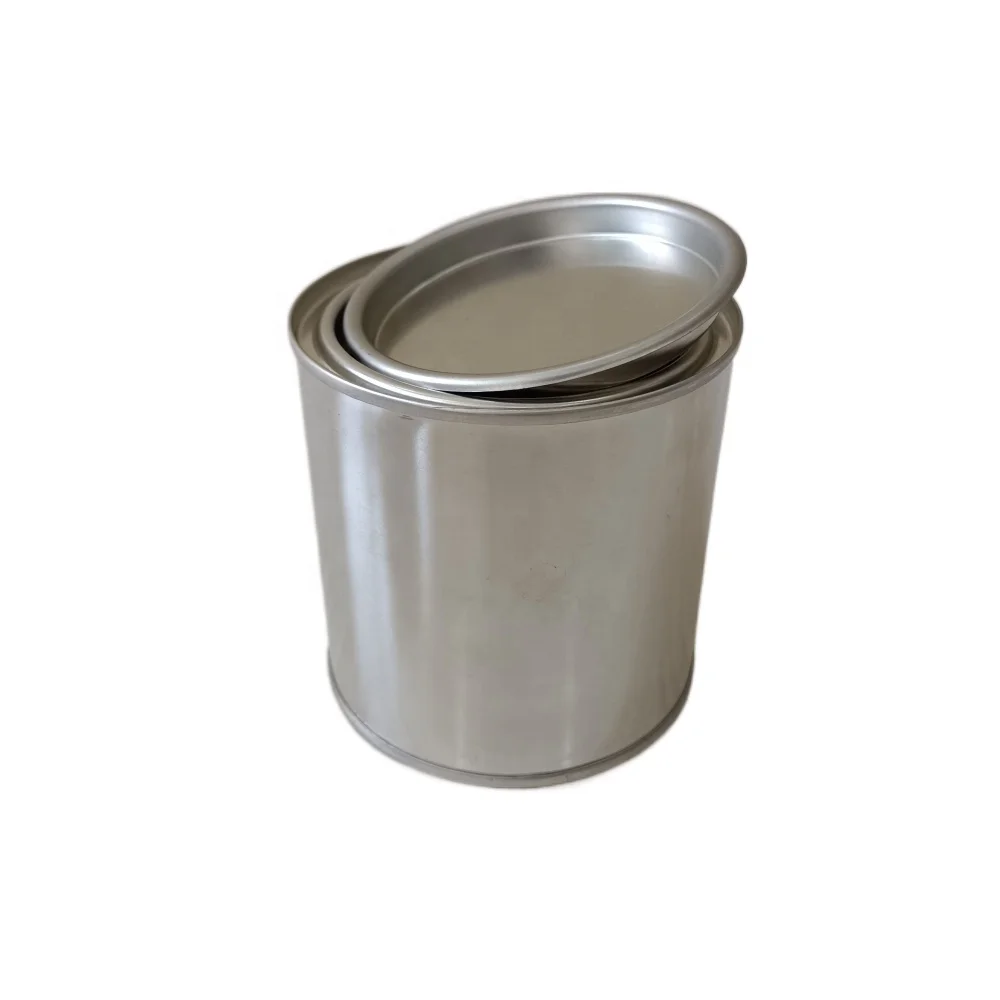 Factory direct sale Mini paint tin can 500ml  made of metal tinplate