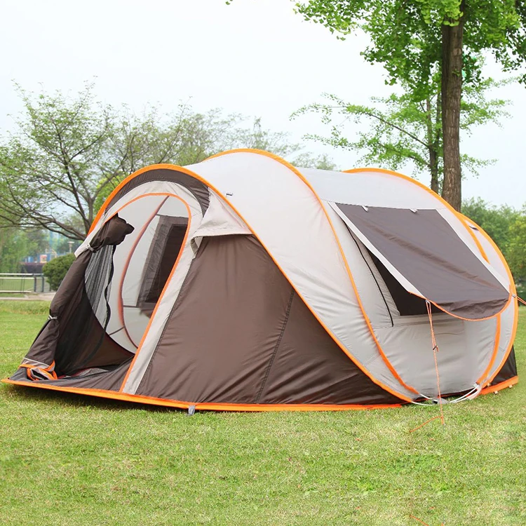 
Jasslife Camping Tents 4 Persons Waterproof Outdoor Barraca De Camping Tent Fabric with Family 