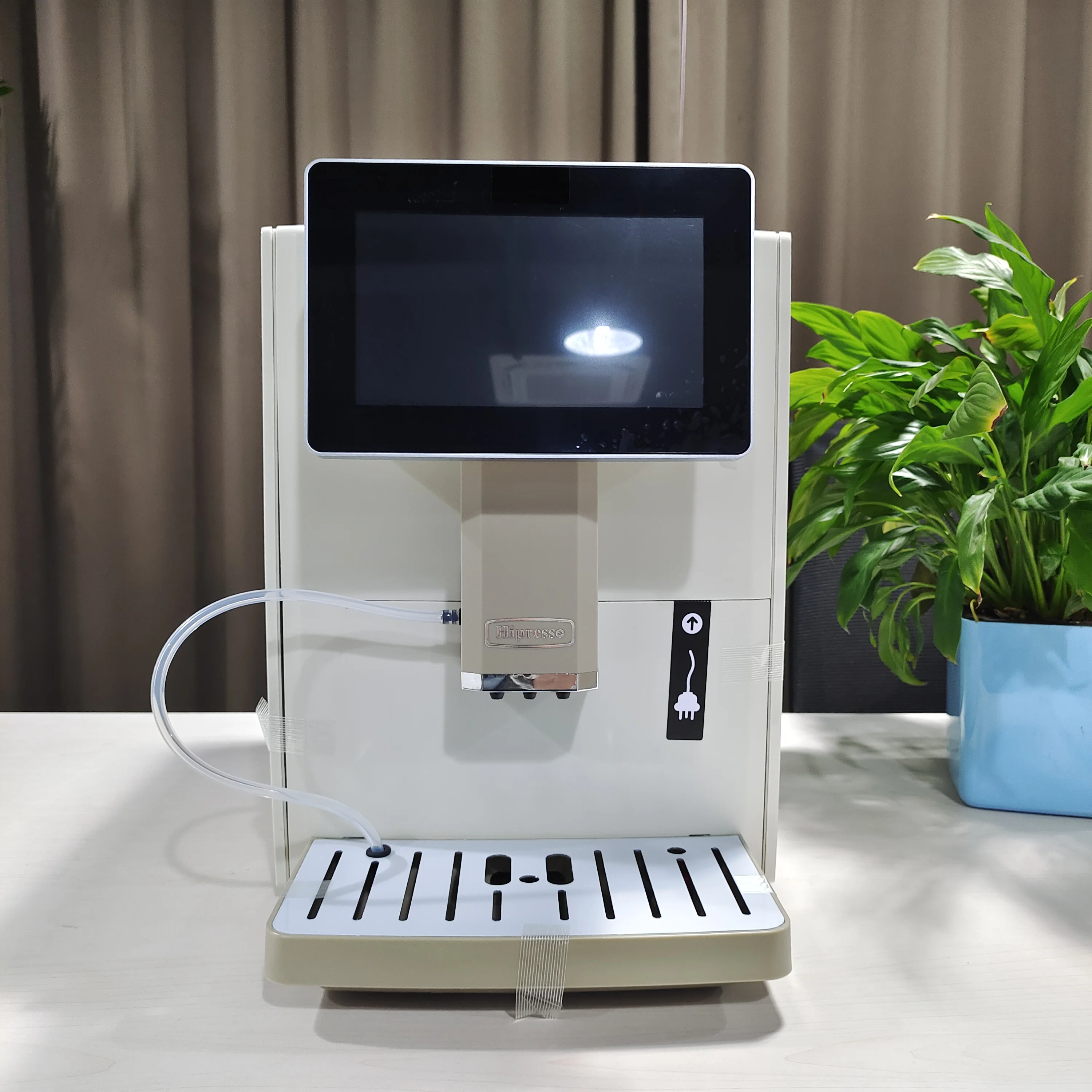Aluminum Housing Touch Screen Control Commercial Automatic Electric Espresso Coffee Maker Machine