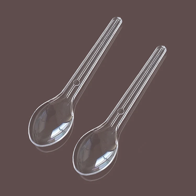 wholesale  plastic spoon ice cream mini dessert spoon measuring spoons