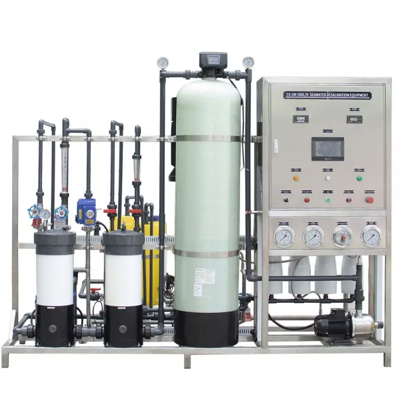 Cosmetic water purifier 500 liter per hour desalination of seawater israel Hotel water