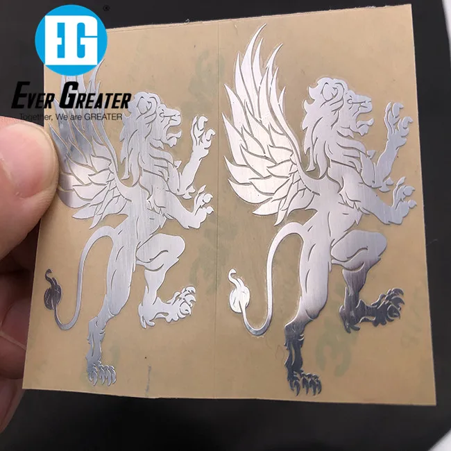 custom Silver electroformed letters,electroform chrome stickers electroform nickel stickers gloss gold metal transfer stickers