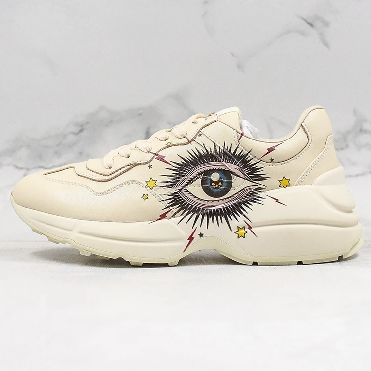 
2021 Original Brand 1:1 Top Quality Guoci Sneakers Women Shoes GG Chunky Sneaker for Men 