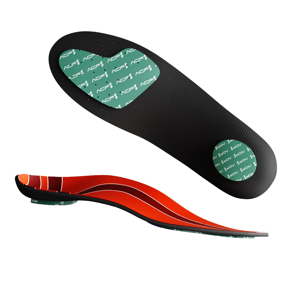 Wholesale High Quality Custom Gait Orthotic Insole Sports Orthotic Shoe Insert Arch Support Ortholite Insole for Sports