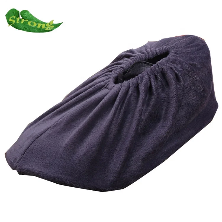 
Custom popular washable textile shoe cover 