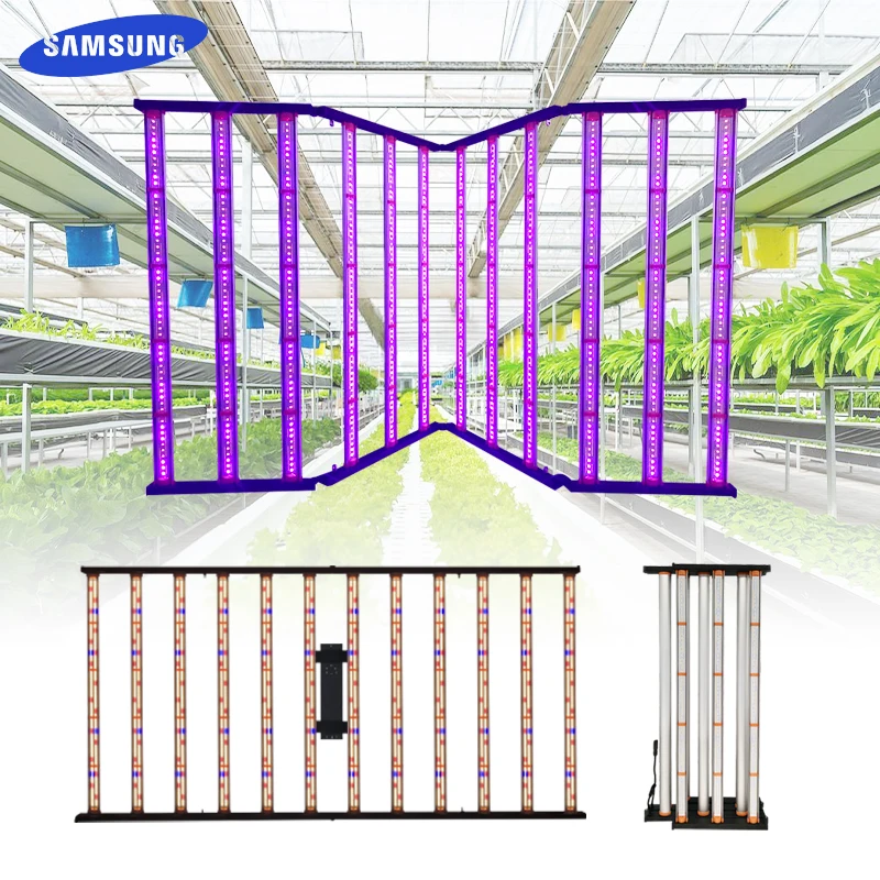 4x8ft 1200w Complete Kit Ip65 Waterproof Panel Daisy Chain Samsung Indoor Garden Hydroponic Veg Clip Led Grow Light