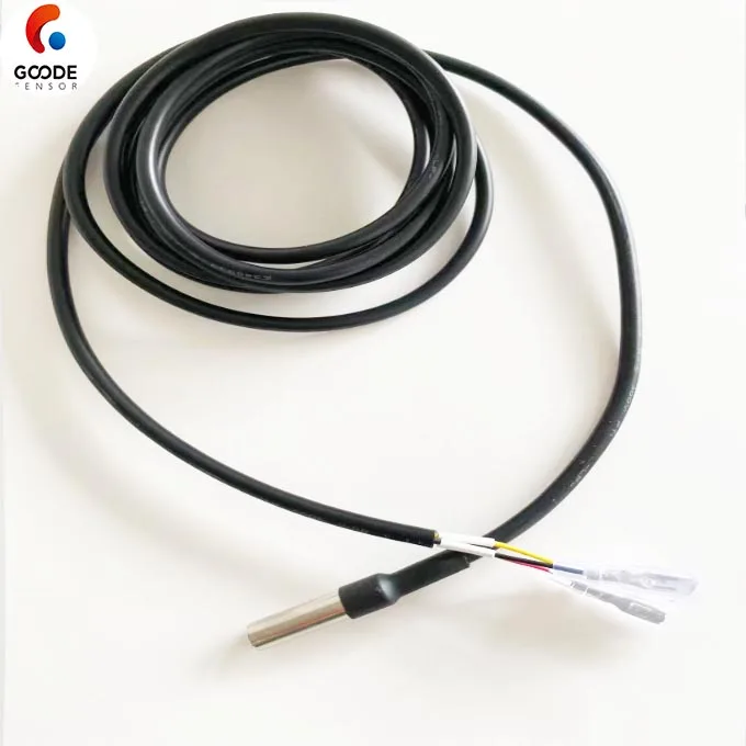 Silicone Cable Waterproof PT100 RTD Temperature Sensor