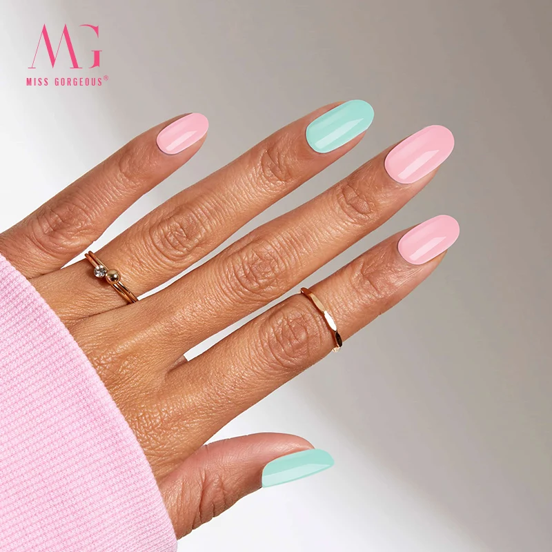 MISS GORGEOUS Brand Authorized Jelly on Nail False Artificial Press on Nail