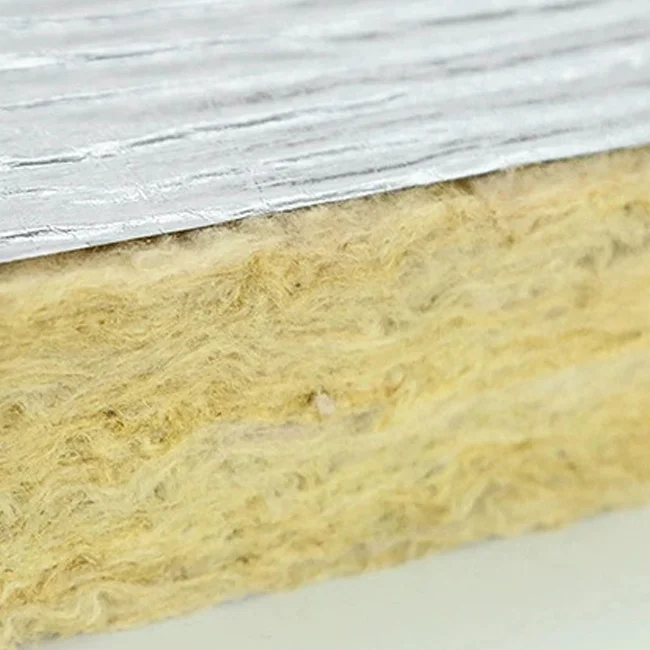 Aluminum Foil Glass Wool Board glass Wool Insulation construction Material insulated Cotton Roof Rock Wool Sandwich Panel