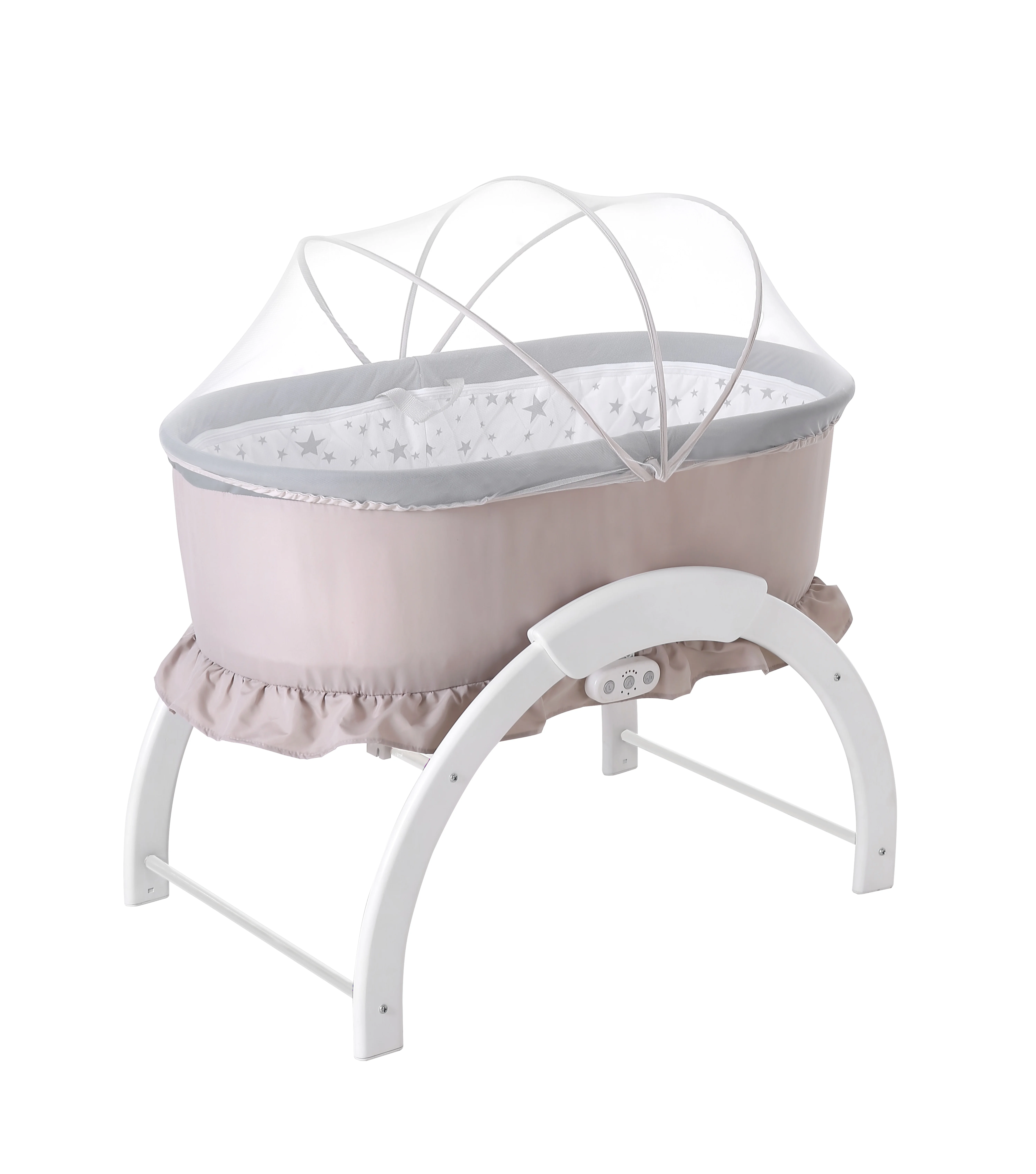 
Newborn Baby Cradle Foldable Swing Bed Bassinet, Baby Sleep Bed With Swing 