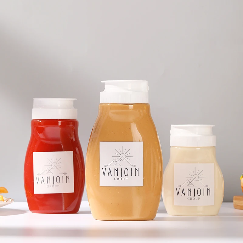 Прозрачный соус пластиковая бутылка для домашних животных многоразовый контейнер приправ соусов кетчупа приправы масляный сироп барбекю