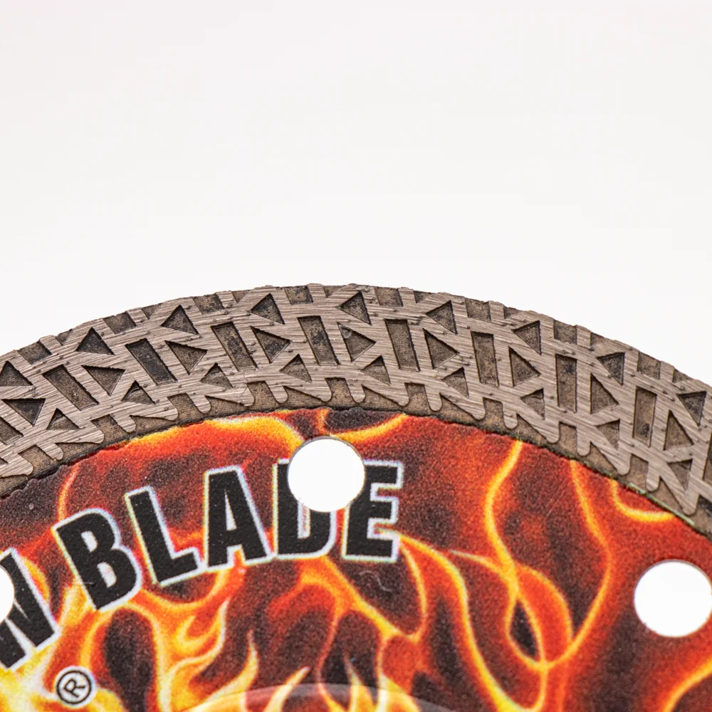 Factory supply diamond hot pressed K Turbo super thin saw blade for tile concrete cutting