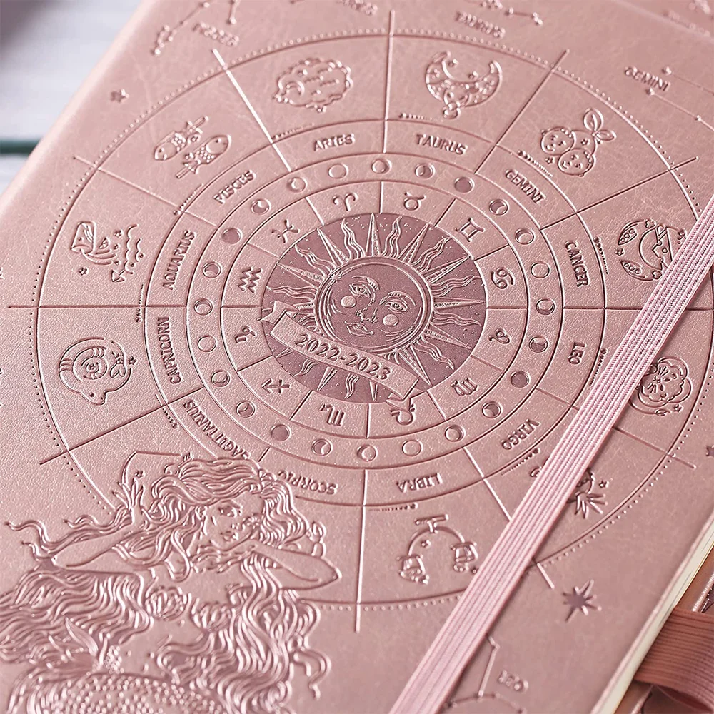 Custom Hardcover Planner  Daily Weekly Monthly Personal Organizer 5x8.2 Inches For Study and Schedule