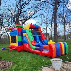 Customized Inflatable Bouncy House Castle Kids Trampoline Inflatable Bouncer Jumping Combo Castle Bounce Slide for Part Playing