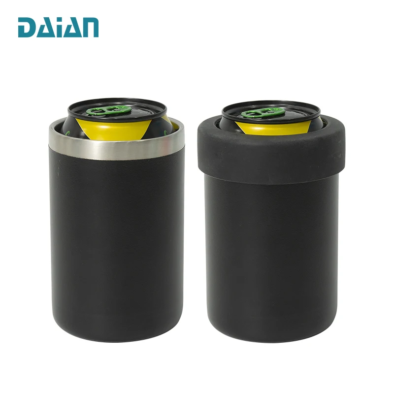 New Arrival Powder Coated 3 in 1 Sublimation Blank Tumbler Cola Cold Can Beer Cooler Cup