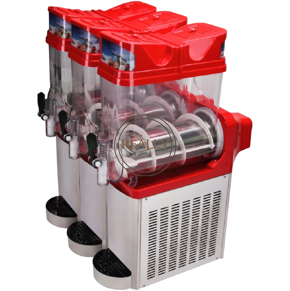 
Snow Welting Slush Ice Machine Cheap Frozen Ice Slush Machine Commercial 3 Tanks Provided 1 YEAR Ordinary Product 