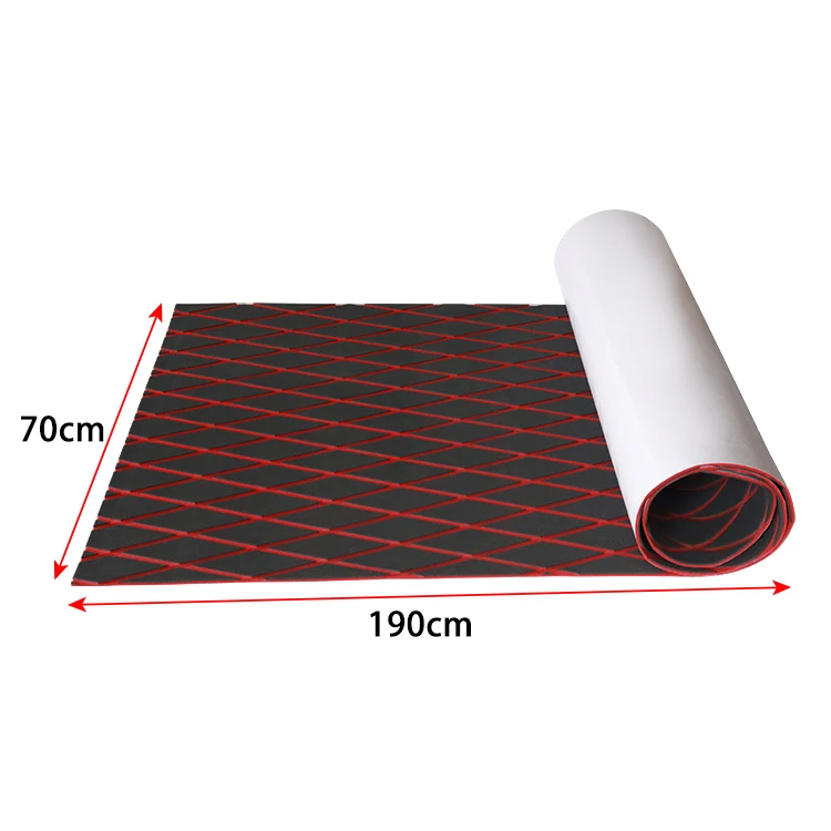 Wavefun Hot Sell Boat Deck Marine Floor Marine Flooring Faux Teak Eva Decking With Self Adhesive