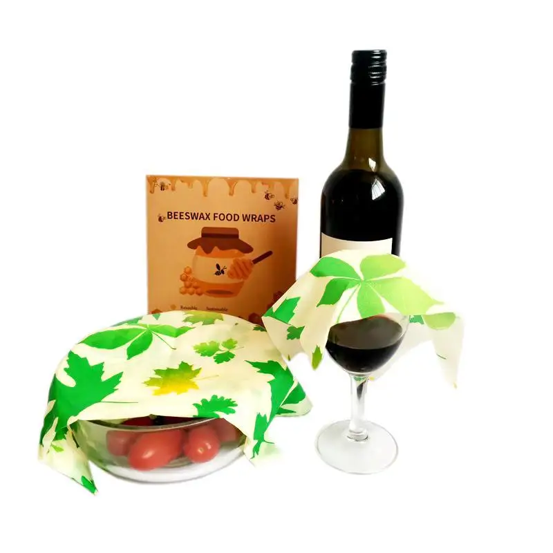 Food Wrap Storage Cotton Beeswax wraps customized packaging