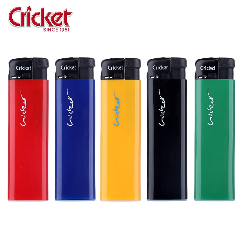 
Factory custom bulk cheap plastic gas disposable cigarette Cricket lighters 