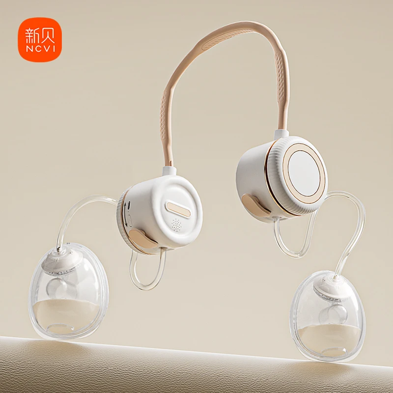 Medical Wireless Breast Pump with Frequency Conversion Chip Hands-Free Soft Milk Made of Silicon PP Wearable Electric Pump