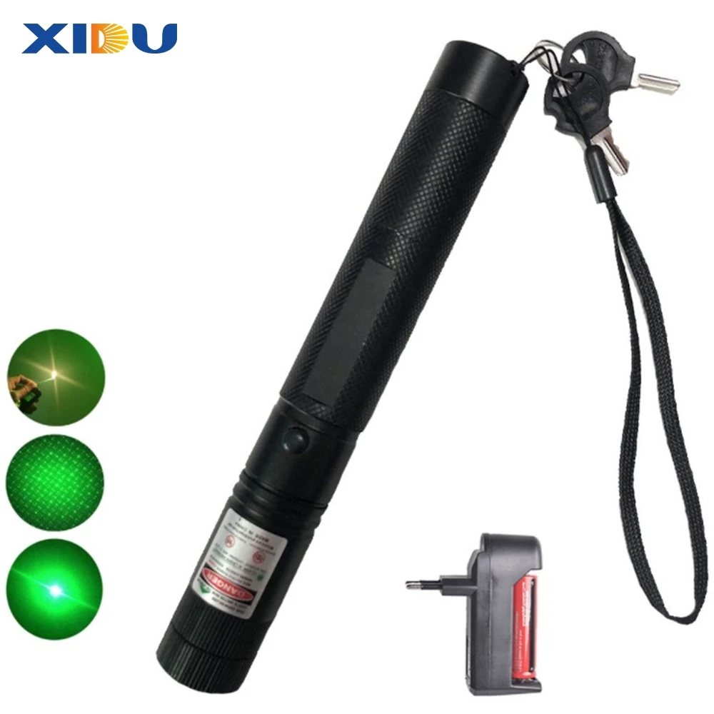 XIDU Wholesale Green Laser Sight Laser 303 Pointer High Powerful Device Adjustable Focus Lazer Laser Pointers Pen
