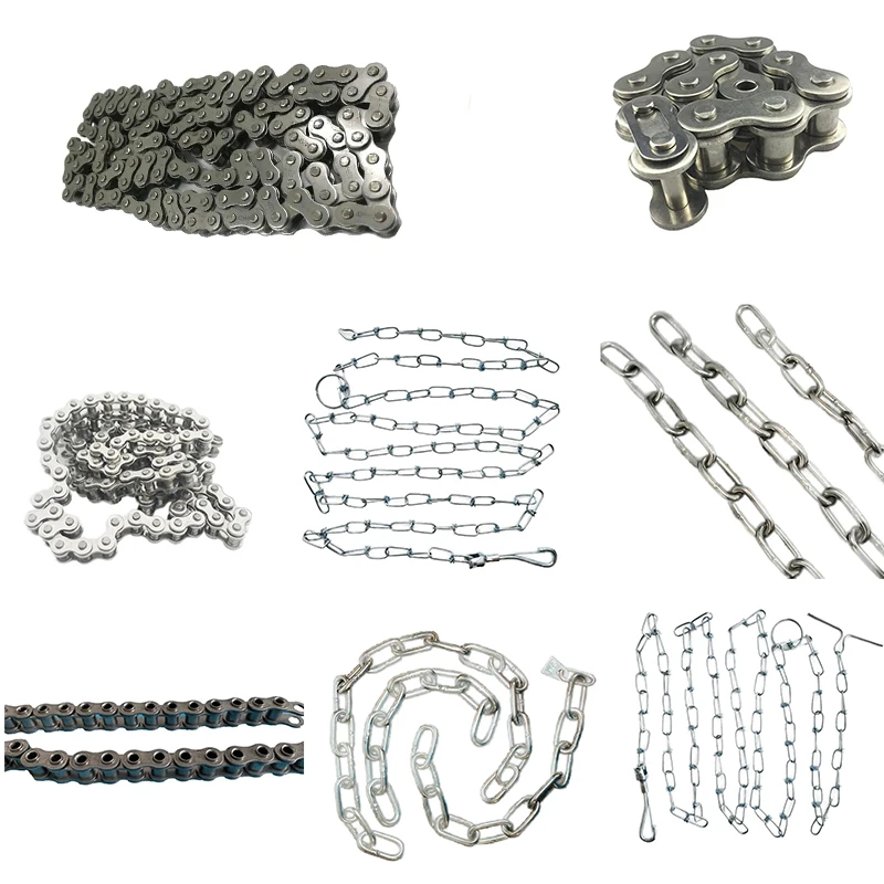 Drive Conveyor Silent Hoisting Pintle Cast Engineering Drag Link Chain Duplex Sprocket Stainless Steel Roller Chain