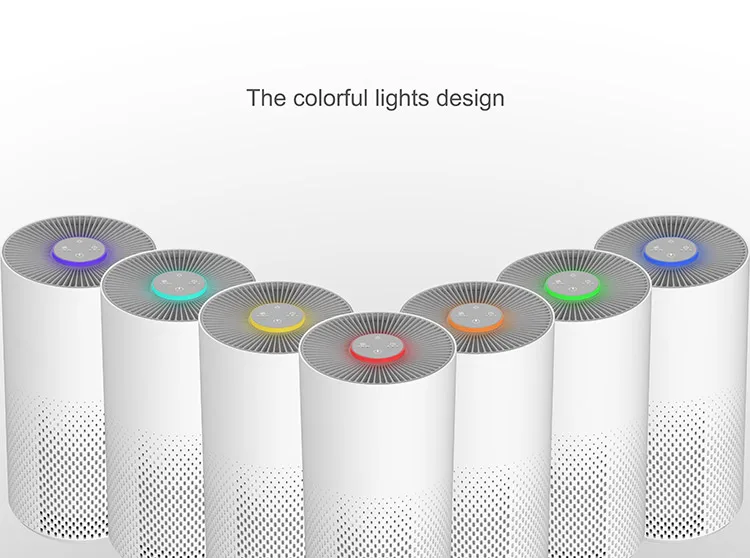 Ionizer Air Purifier Household Purificatore Daria Cina Hepa Mini Air Cleaner For Desktop