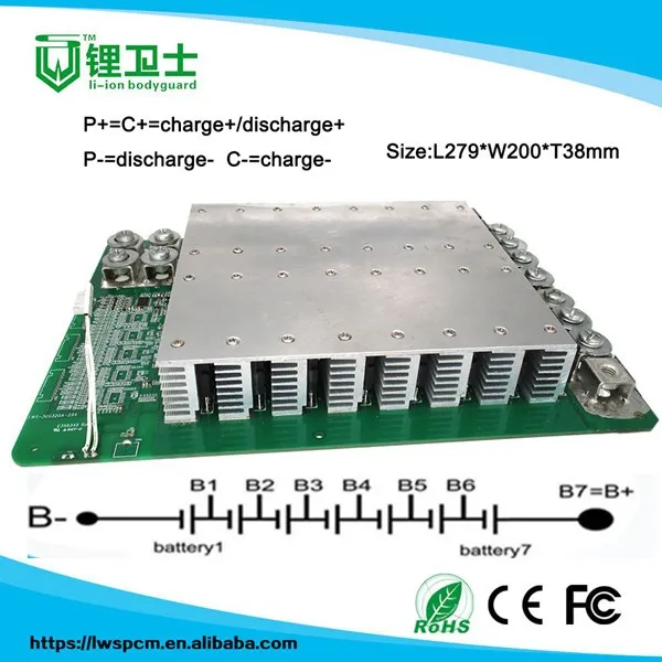  Высококачественный литиевый bms 30S 35S 96V 112V 350A lifepo4 для использования в