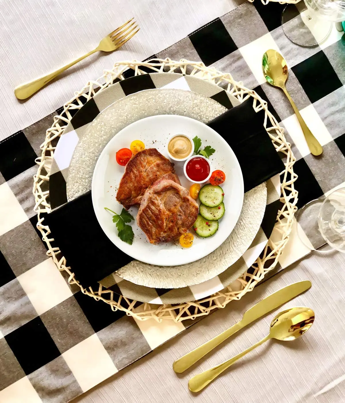 Набор столовых приборов из высококачественной нержавеющей стали, ложка, вилки и нож, посуда для вечеринки, свадебная посуда