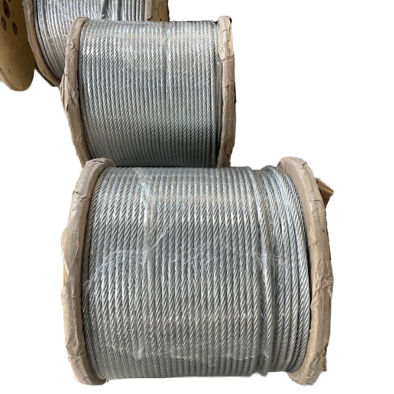 1000ft over steel cables 6x19 clas-galvanise wire rope IWRC 1960Mpa RHRL
