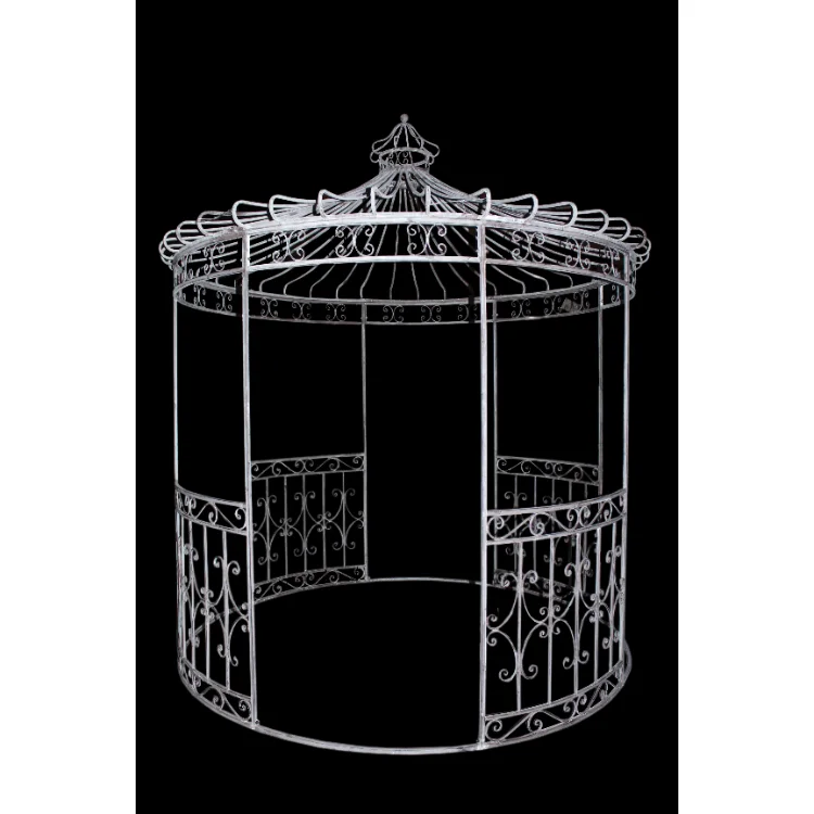 Современный дизайн внешний декоративный Железный павильон в европейском стиле для свадебной церемонии металлический беседка