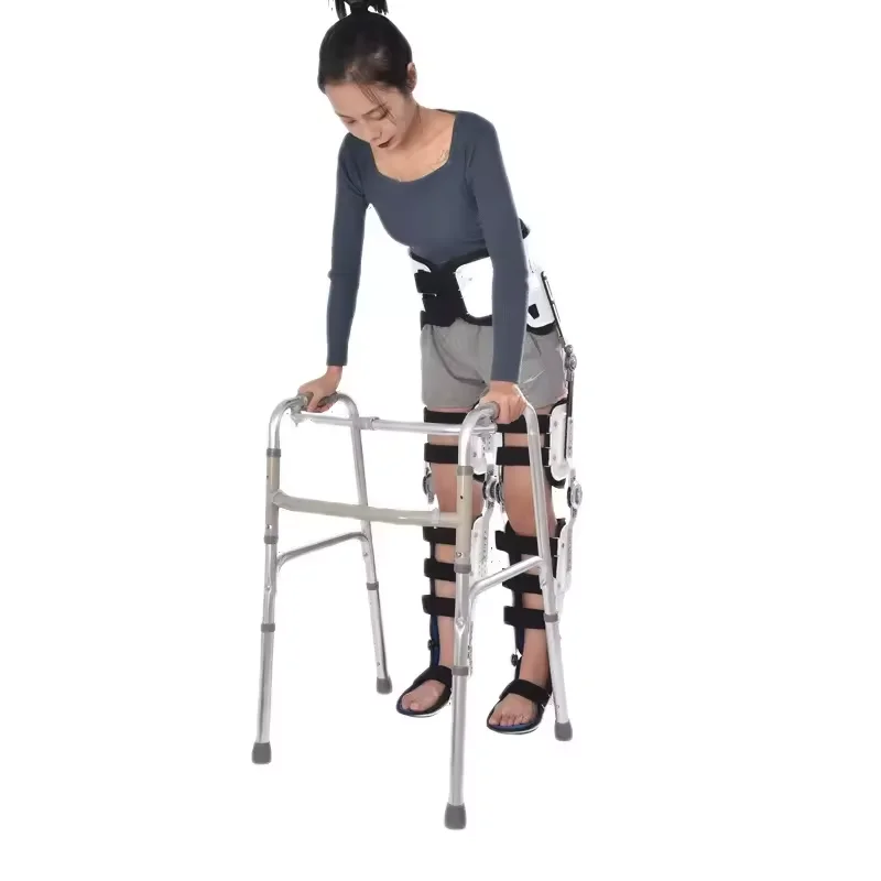 Knee Ankle Foot Fixed Support Adjustable Lower Limb Orthosis Thigh Fracture Support Postoperative Ankle Rehabilitation Device