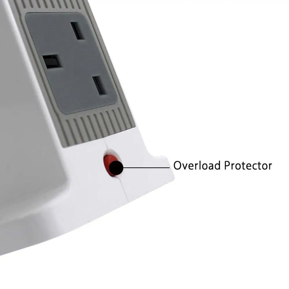 
high quality UK upright surge USB charging 230V 13A tabletop multifunction power strip 